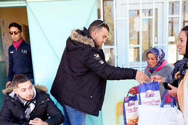 Un voyage humanitaire bravant neige et froid
