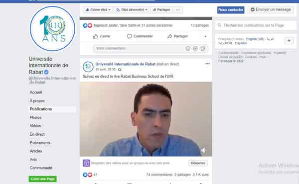 Des Lives d’information et d’orientation avec les professeurs et staff administratif de l’UIR