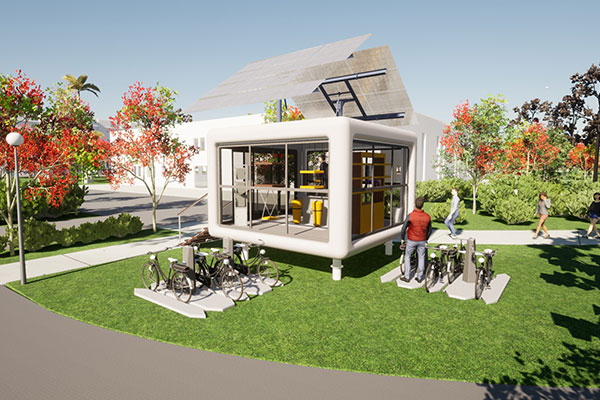 Réaménagement intérieur du - Loft Cube - UIR