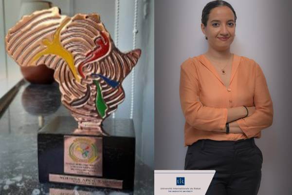 Félicitations à MME YOUSRA ABOURABI pour son prix « MY AFRICA MY FUTURE »