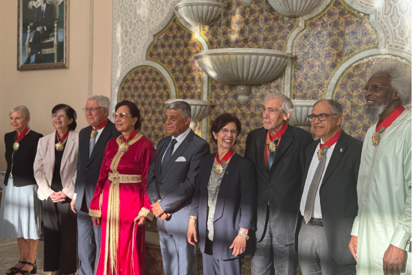 Participation de Madame Najia Hajjaj à la séance solennelle d'investiture de l'Académie du Royaume du Maroc
