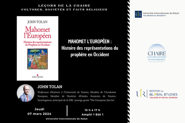 Cinquième Leçon de la Chaire « Cultures, Sociétés et Faits Religieux » : Mahomet l'Européen : Histoire des représentations du prophète en occident