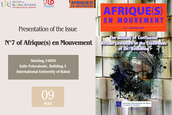 Présentation du Numéro 7 de la revue Afrique(s) en Mouvement : "The anxiety of confluence: African literature at the crossroads of un/becoming".