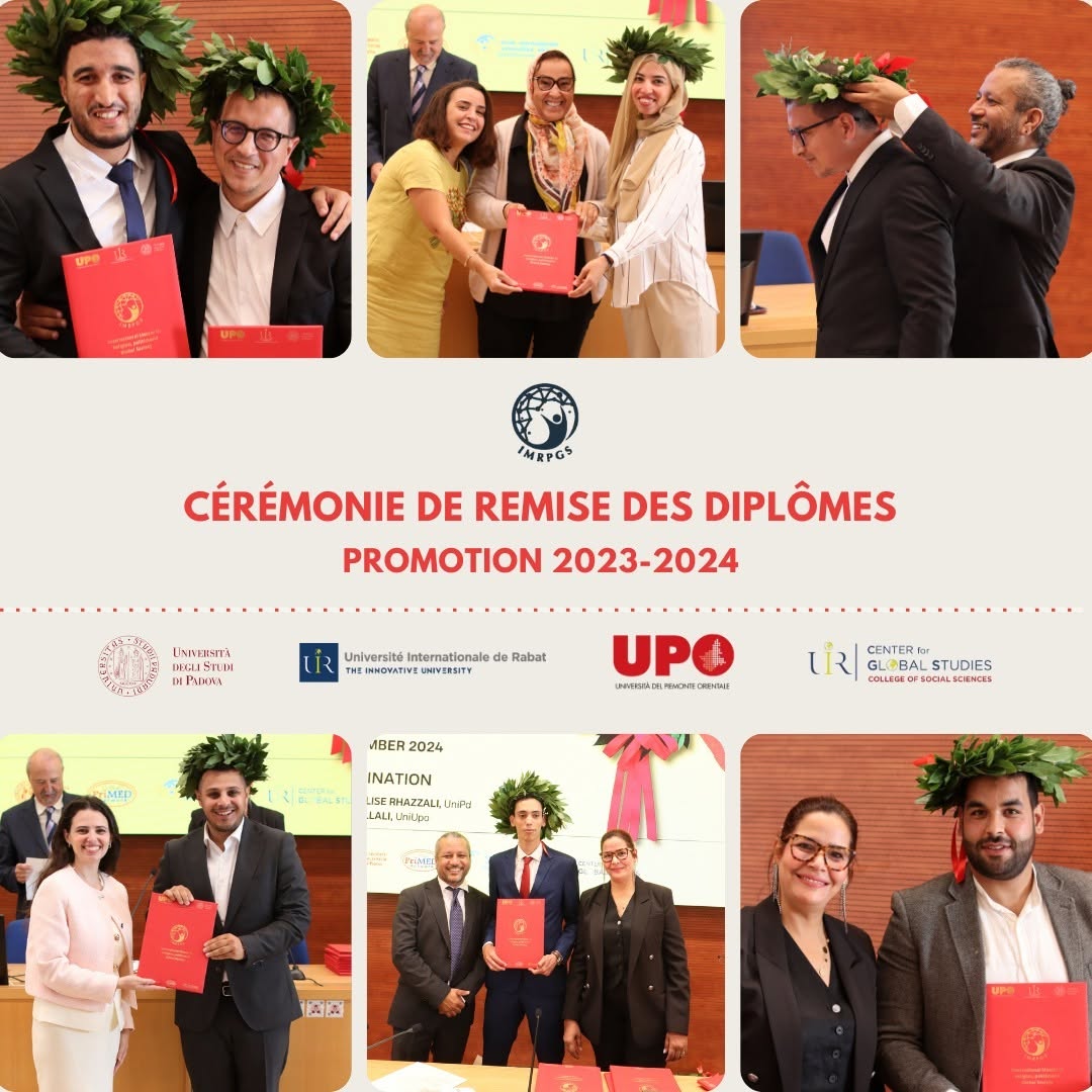 Cérémonie de remise des diplômes du Master International "Religion, Politics and Global Society"