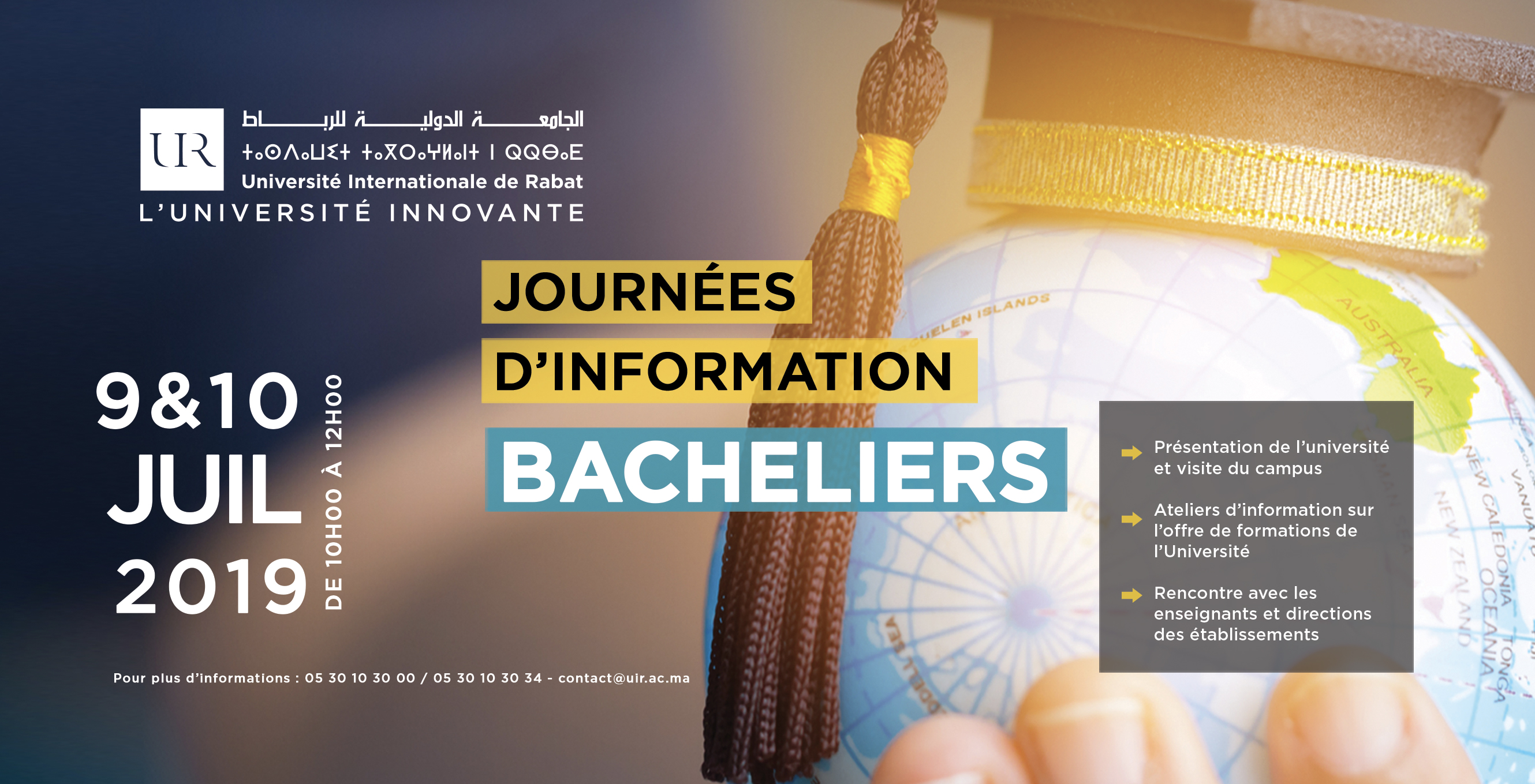 Journées d'informations 9 & 10 juillet 2019