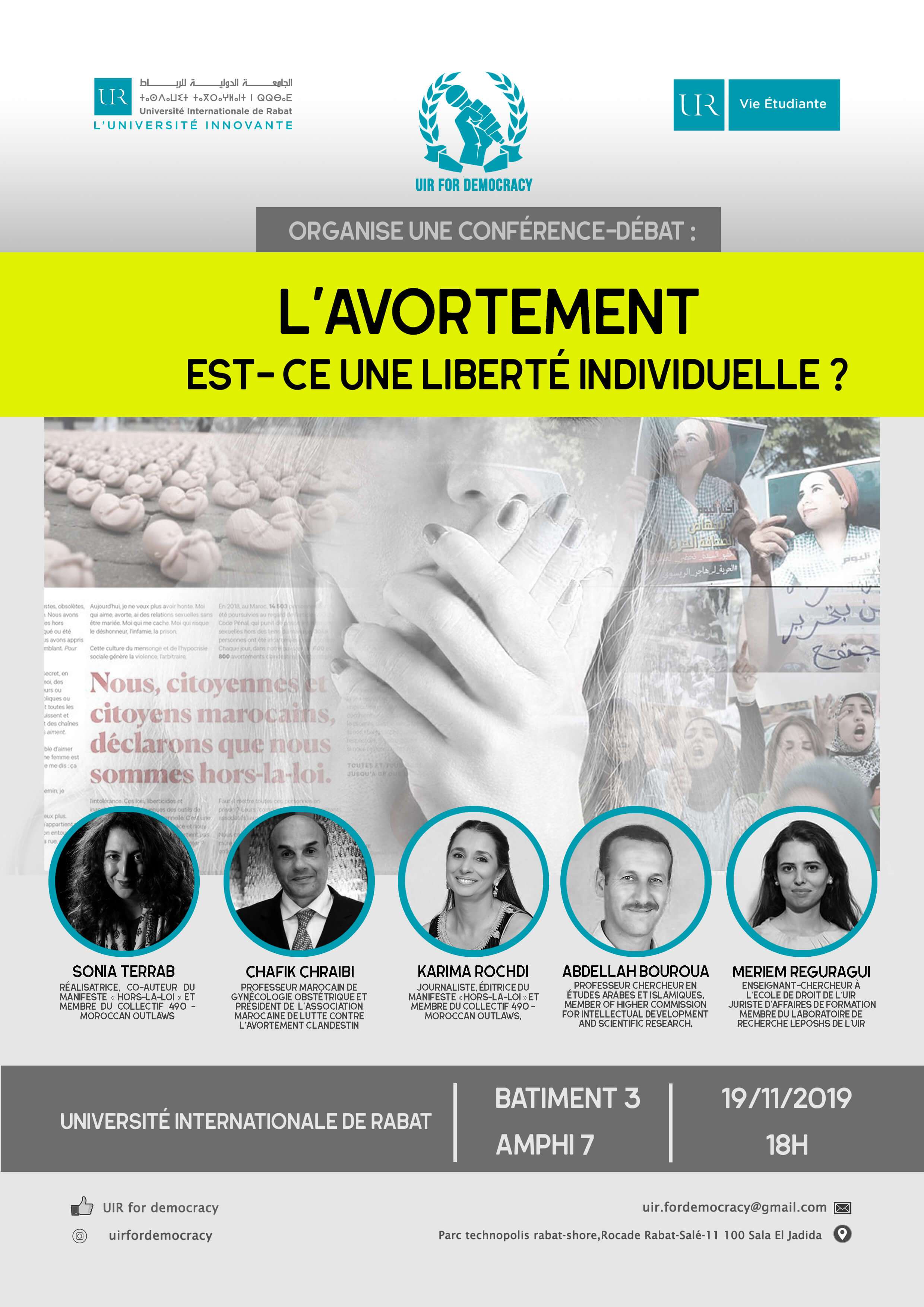 Conférence - Débat : UIR for Democracy