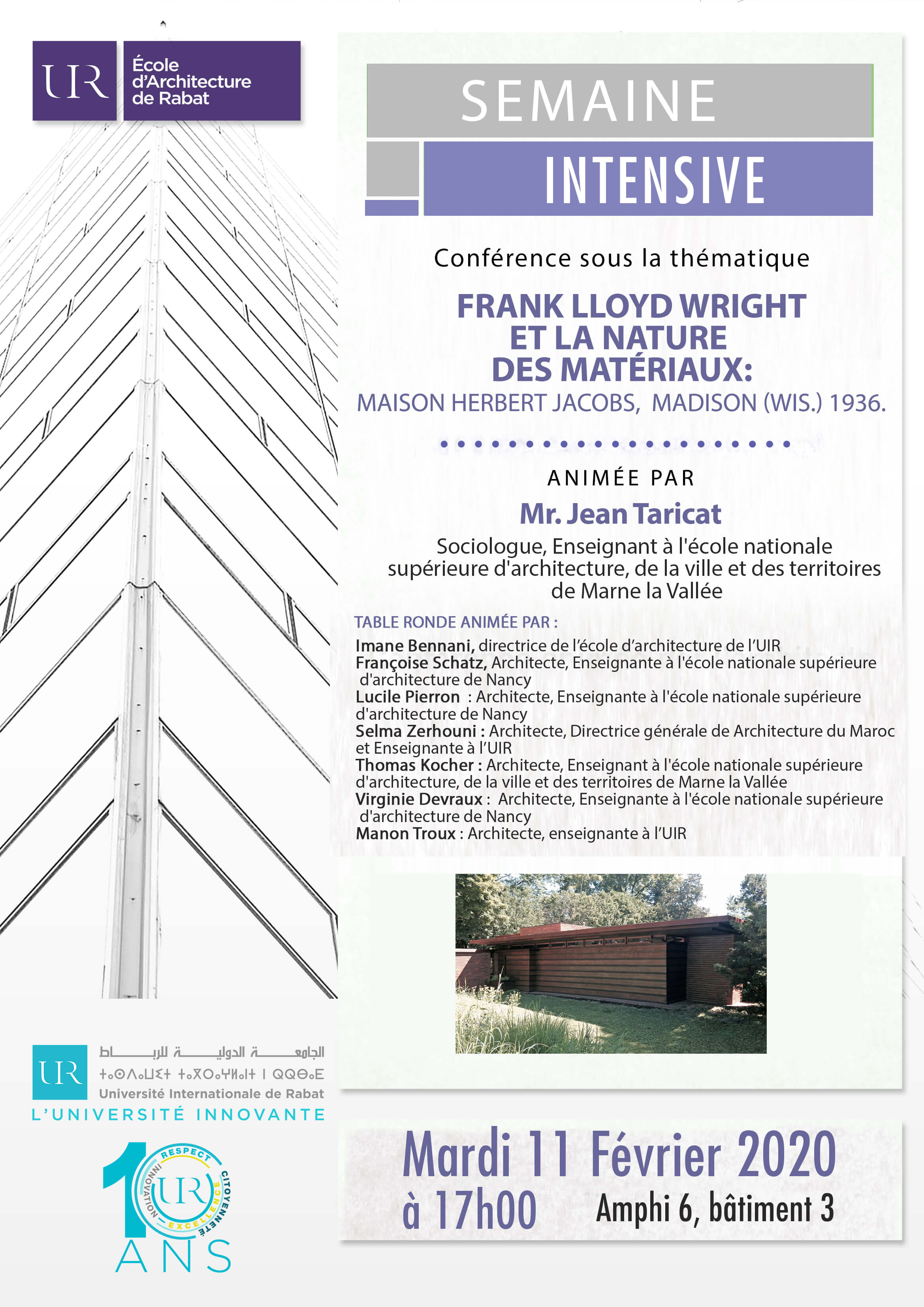 Semaine intensive de l'Ecole d'Architecture