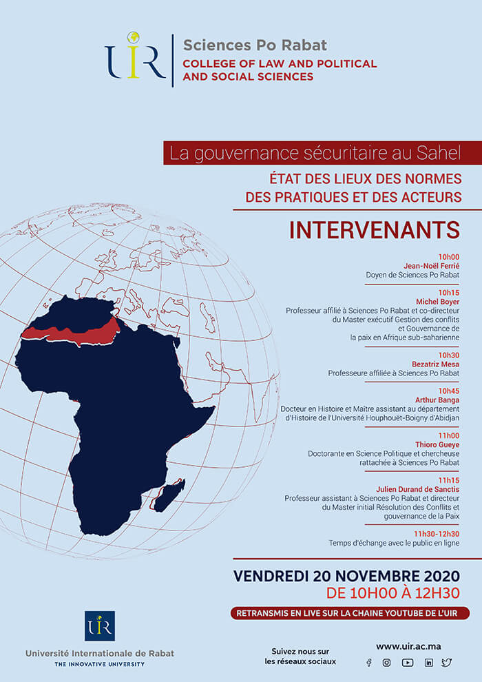 La gouvernance sécuritaire au Sahel : état des lieux des normes, des pratiques et des acteurs