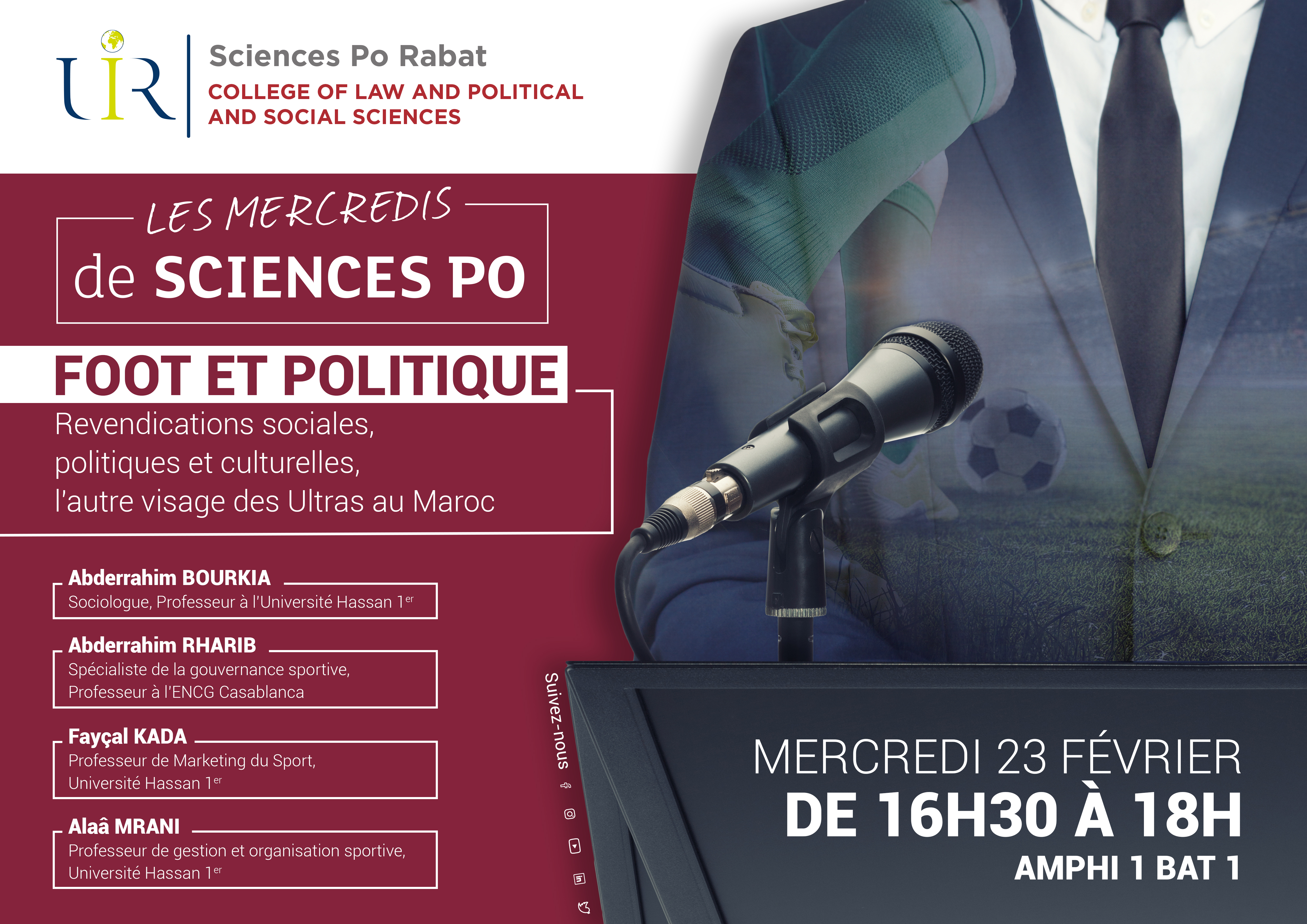 Les Mercredis de sciences Po  : "Foot et Politique"