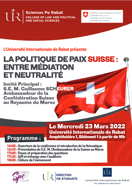 Visite de son Excellence M. Guillaume SCHEURER à l'UIR