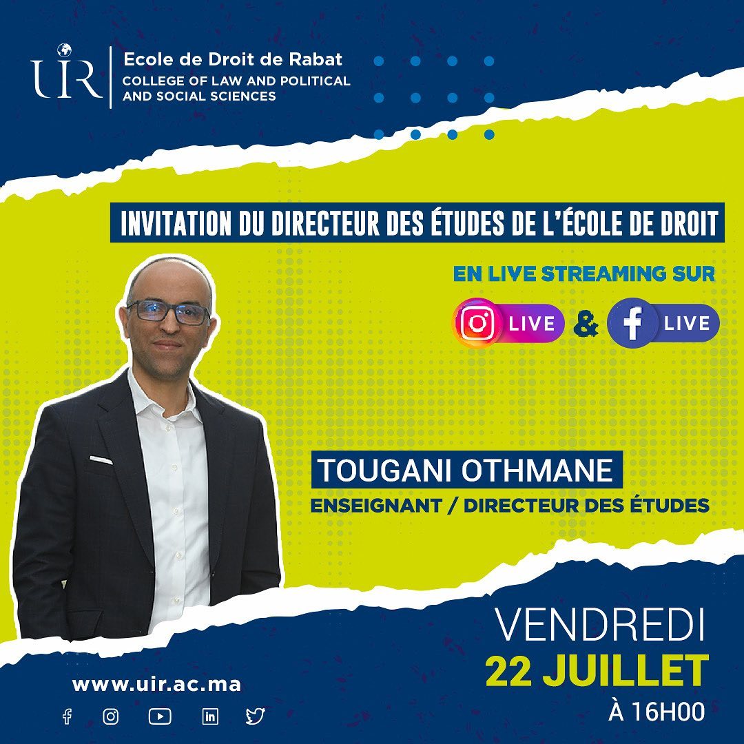 Réunion d’information - Ecole de Droit de l’UIR