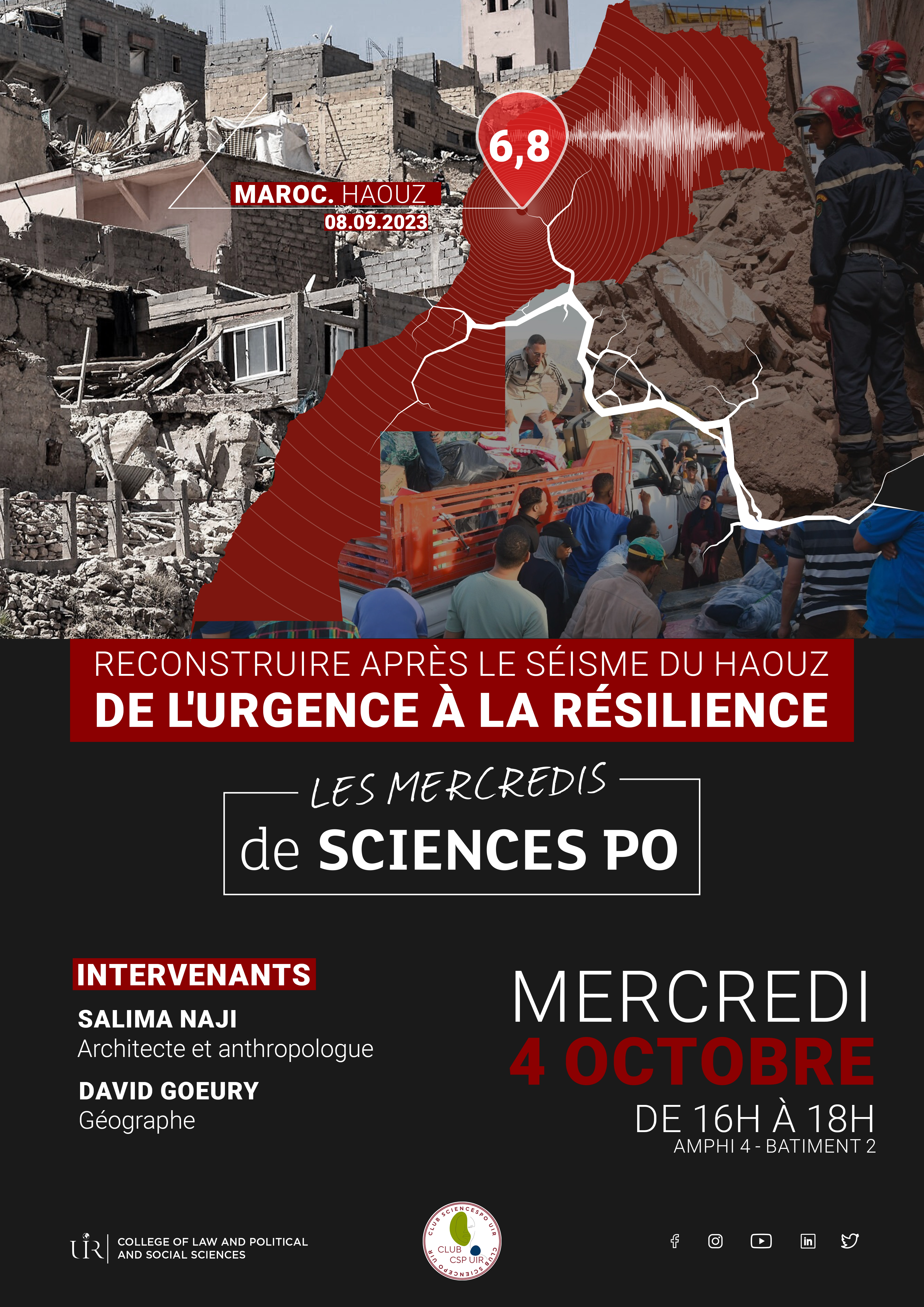 Conference "Exploring Reconstruction after the Haouz Earthquake."