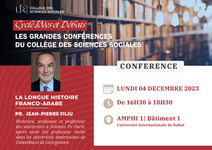 Conférence autour de l’histoire franco-arabe au Collège des Sciences Sociales