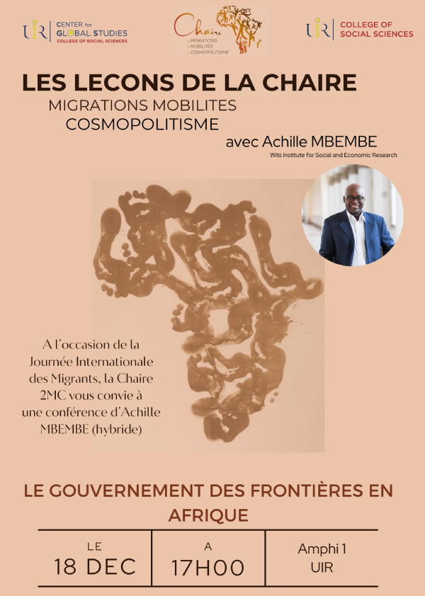 Le gouvernement des frontières en Afrique