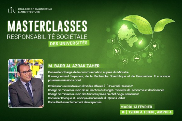 Masterclass RSE Le parcours de la transition énergique au Maroc