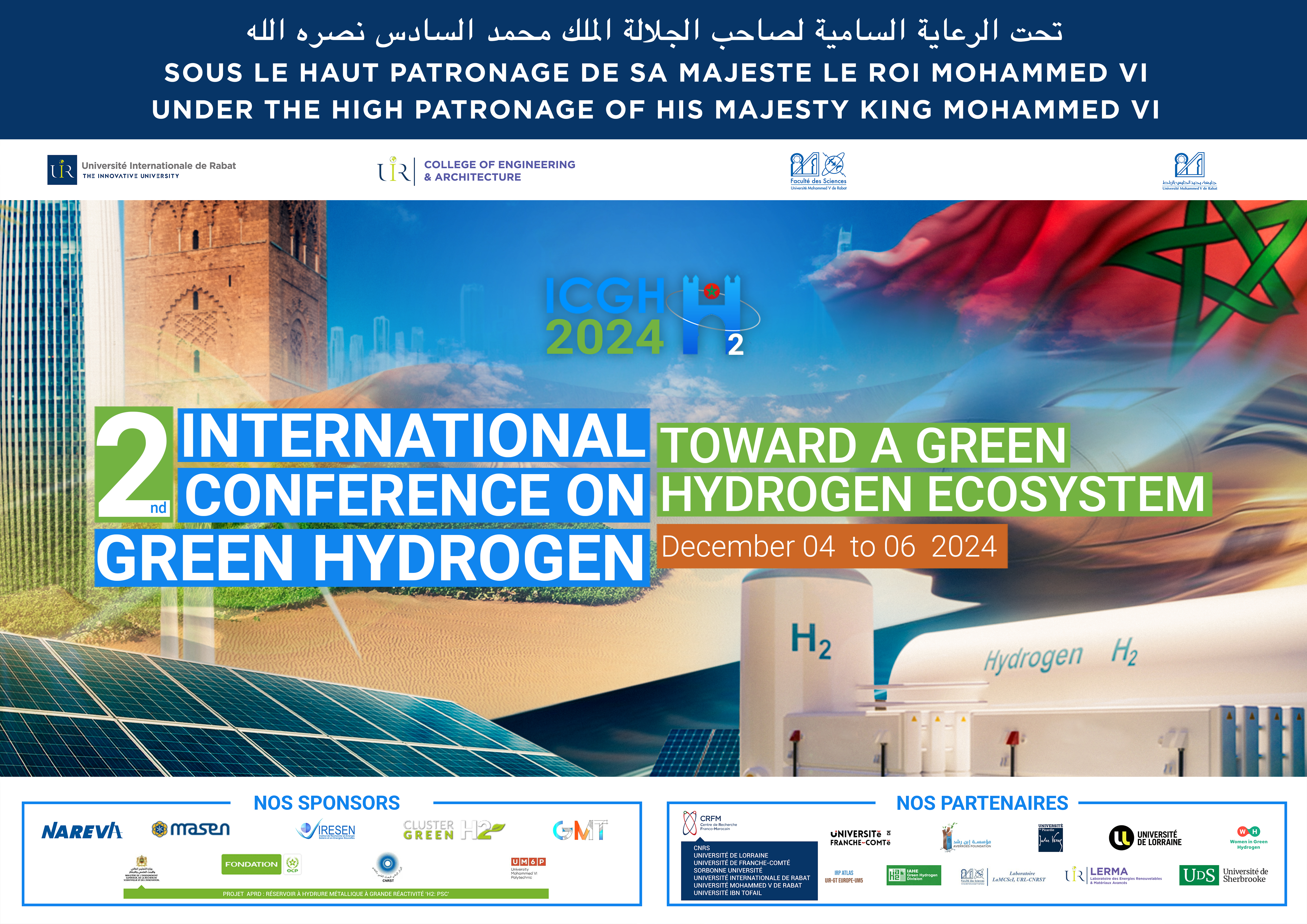 Deuxième édition de la Conférence Internationale sur l’Hydrogène Vert